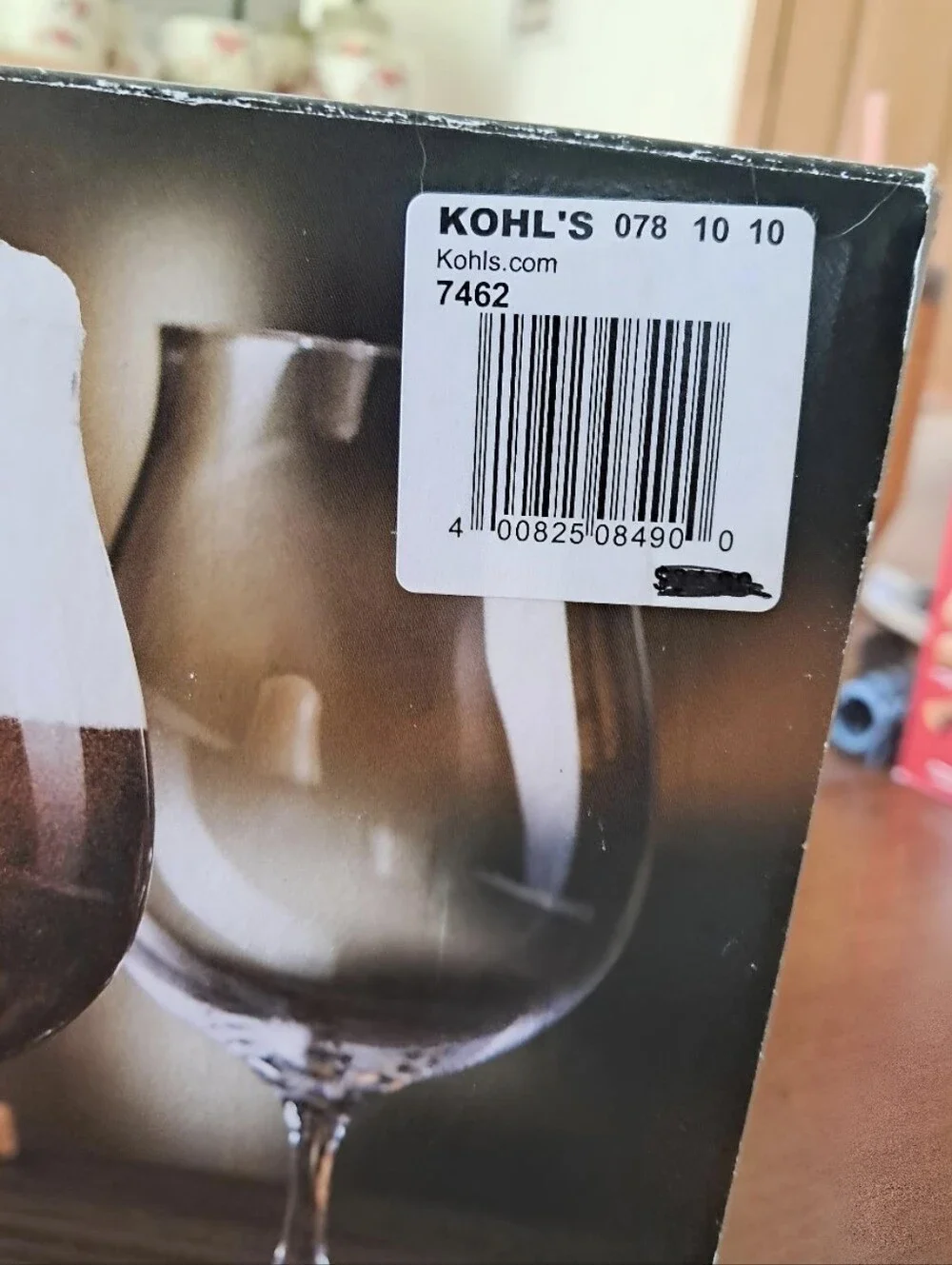 🍺{NEW IN BOX} SET OF 6 CRYSTALINE RONA BEER GLASSES 8 Oz